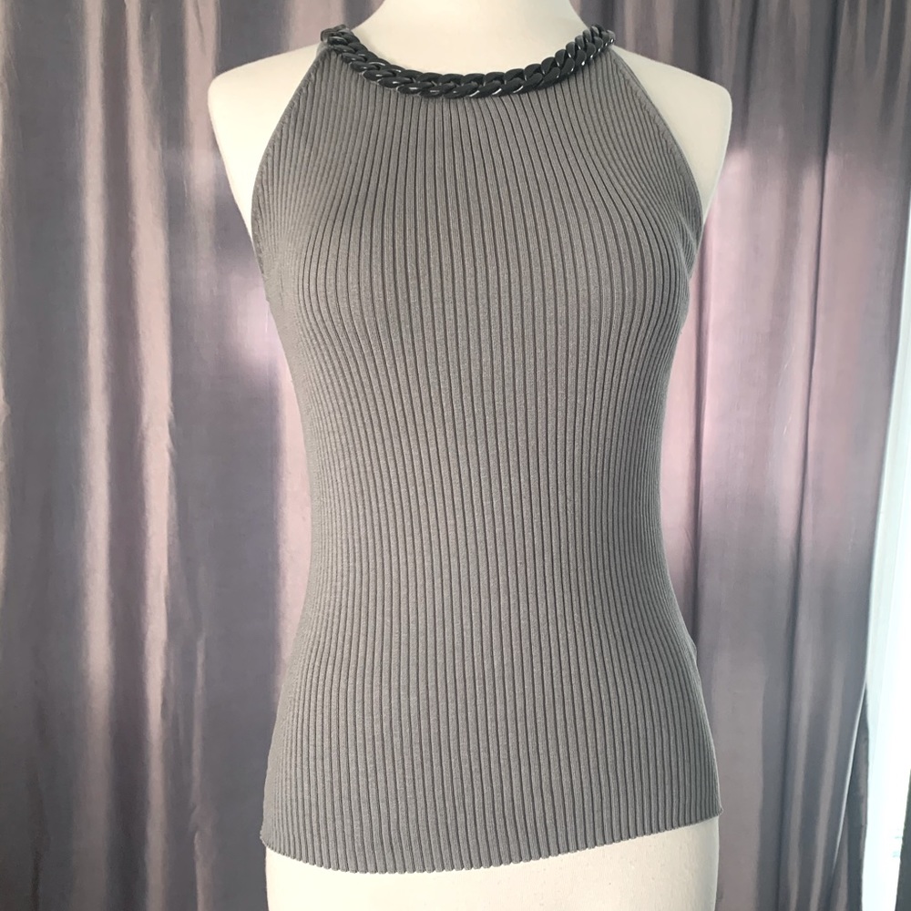 High neck tank top